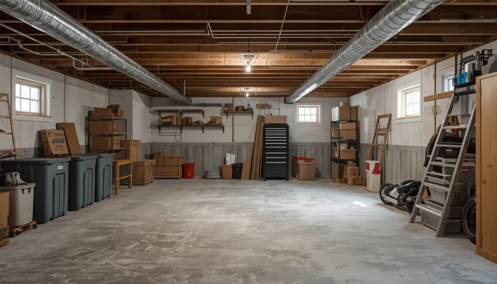 Should You Get a Small or Large Dehumidifier for a Basement basement moisture control illustration