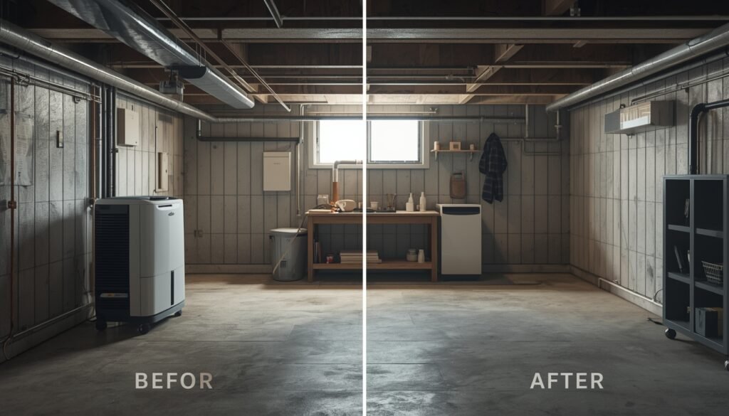 High humidity levels remaining in basement after dehumidifier use