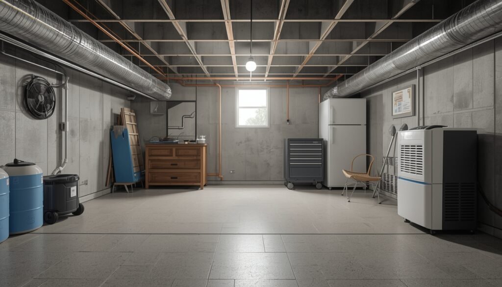 Dehumidifier coils freezing in cold basement conditions