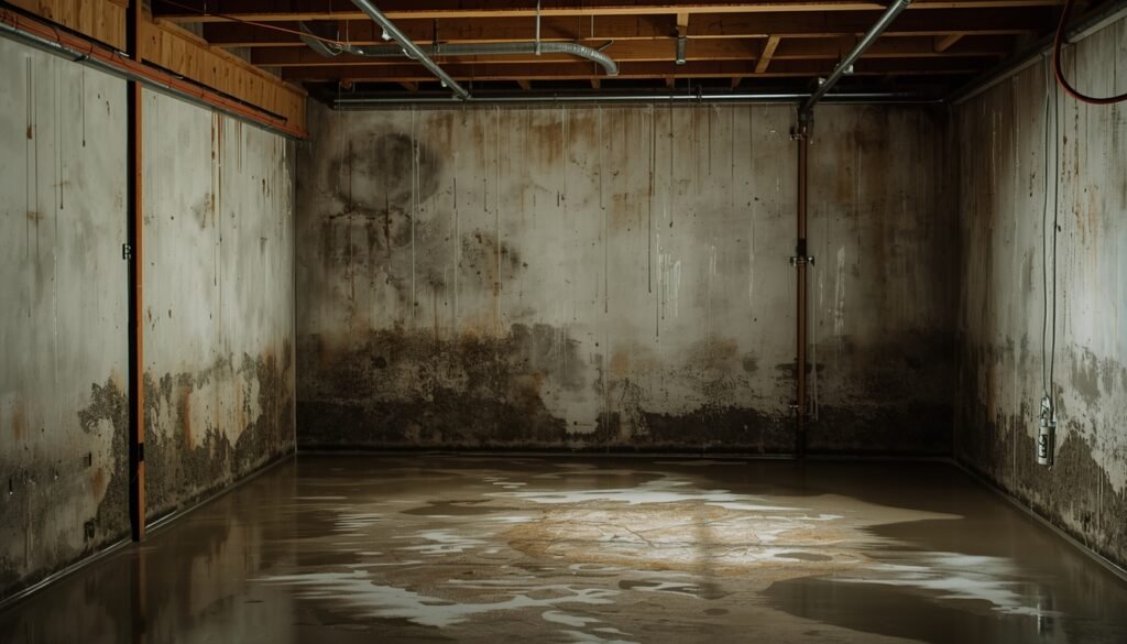 What Happens If You Don’t Control Basement Humidity basement moisture control illustration