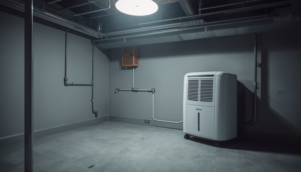 Do All Basements Need a Dehumidifier basement moisture control illustration